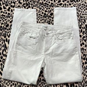 Calvin Klein Jeans W29 Cropped Skinny Antique White